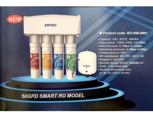 Osmose Omgekeerde osmoseur thuis 50GDP Smart waterzuivering, Elektronische apparatuur, Waterontharders, Nieuw, Ophalen of Verzenden