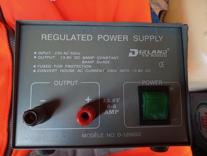 Alimentation CB DIRLAND 6 amp, Hobby en Vrije tijd, Modelbouw | Radiografisch | Overige, Gebruikt, Ophalen