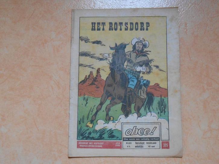 Ohee 385 Het rotsdorp 1970., Livres, BD, Utilisé, Une BD, Enlèvement ou Envoi