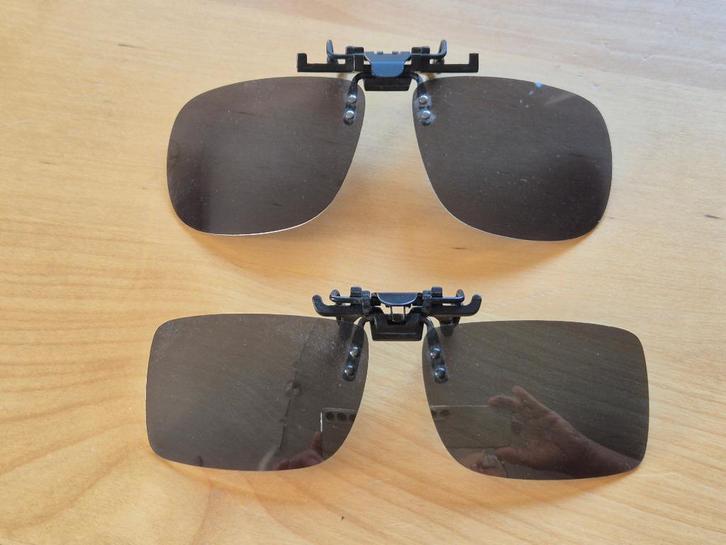 Polariserende clips voor bril op sterkte, Handtassen en Accessoires, Zonnebrillen en Brillen | Heren, Zo goed als nieuw, Zonnebril