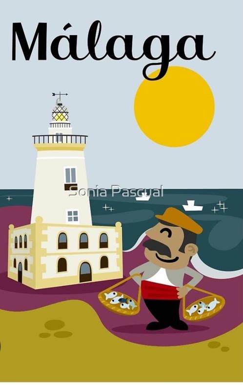 Vol aller-retour Malága Espagne, Tickets en Kaartjes, Trein, Bus en Vliegtuig, Eén persoon, Met bestemming of datum, Vliegtuig