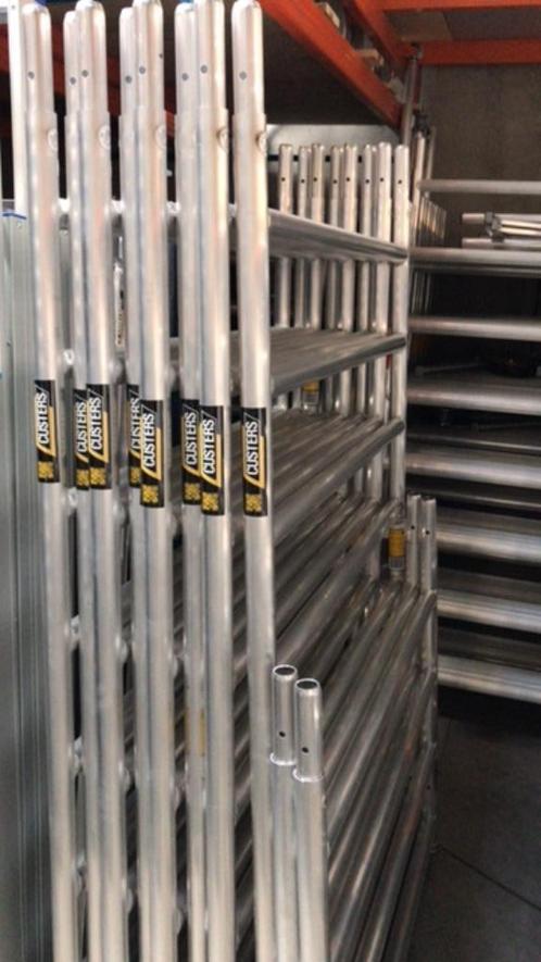 Nieuwe CUSTERS steiger 10m WH €2799 ex BTW 8 platformen!!!, Doe-het-zelf en Bouw, Steigers, Nieuw, Rolsteiger of Kamersteiger
