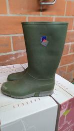 groene rubberen laarzen - 38 - 6€, Ophalen of Verzenden, Gebruikt, Dames, Laarzen