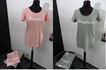 Mamalicious - groen/roze t-shirts - Nieuw ! beschikbaar voor biedingen