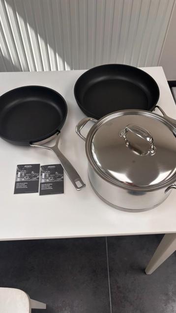 Set Demeyere 2x kookpan 1x kookpot beschikbaar voor biedingen