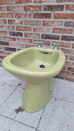 bidet, licht groen, jaren '60, Doe-het-zelf en Bouw, Ophalen, Gebruikt, Wastafel