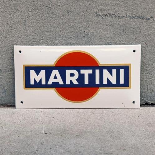 Emaille Schild MARTINI Reclamebord Plaque Vintage Italië 70s, Verzamelen, Merken en Reclamevoorwerpen, Gebruikt, Reclamebord, Verzenden