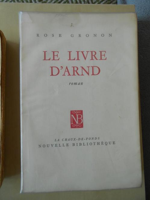 Rose Gronon, Le Livre d'Arnd I/II, Livres, Littérature, Utilisé, Europe autre, Enlèvement ou Envoi