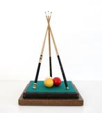 Vintage biljart decoratie, Sport en Fitness, Biljarten en Poolen, Ophalen, Gebruikt, Overige typen