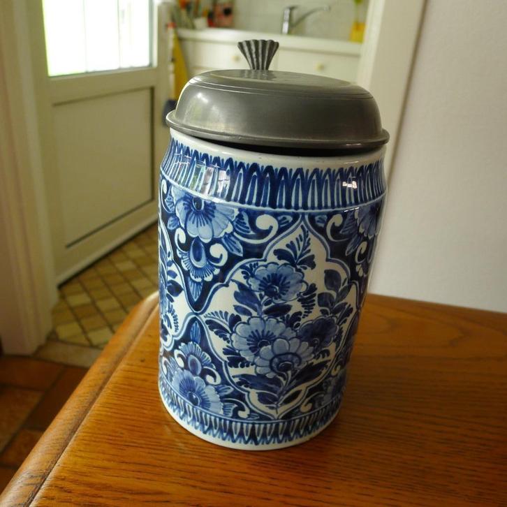 Grote DELFTSE mok, Antiek en Kunst, Antiek | Keramiek en Aardewerk, Ophalen of Verzenden