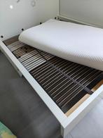 bed Ikea Wit 200x 180, Huis en Inrichting, Slaapkamer | Bedden, Ophalen, Gebruikt, Wit, Tweepersoons