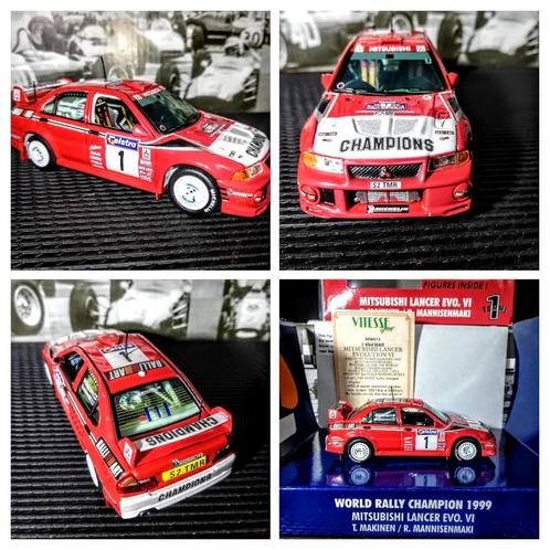 MITSUBISHI Lancer EVO VI - N° 1 - VITESSE, Hobby en Vrije tijd, Modelauto's | 1:43, Zo goed als nieuw, Auto, Ophalen of Verzenden