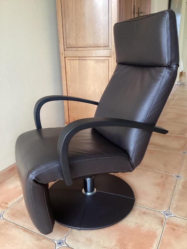 Prachtige Durlet relax model Kingston(verst.b kopsteun) top!, Huis en Inrichting, Fauteuils, Zo goed als nieuw, Hout, Leer, Ophalen