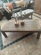 Eiken  landelijke salontafel, Huis en Inrichting, Ophalen, Eikenhout, Rechthoekig, Landelijk