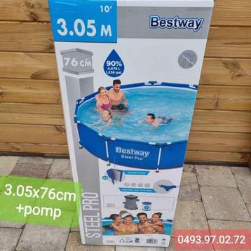 ZWEMBADEN+POMP  nieuw in de doos beschikbaar voor biedingen