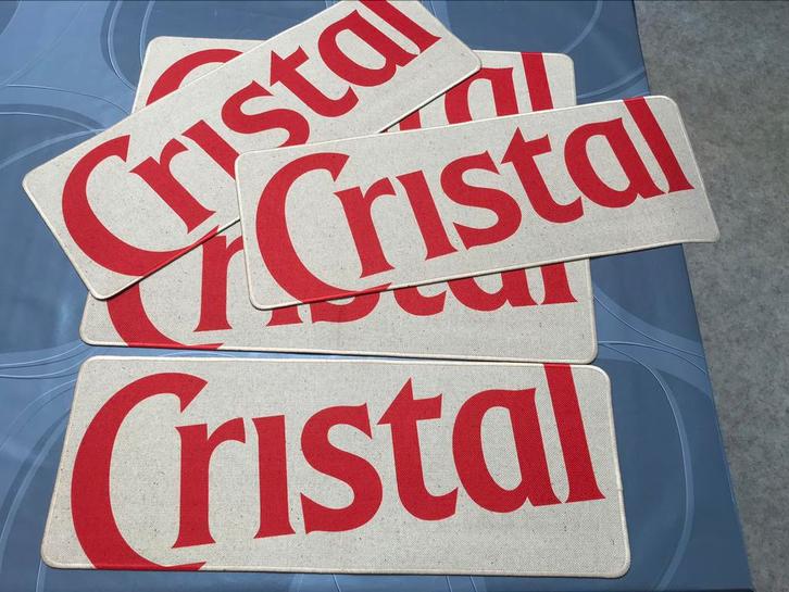 Cristal Alken bier toogmatten,nieuw,5 voor 45€, Verzamelen, Merken en Reclamevoorwerpen, Nieuw, Overige typen, Ophalen of Verzenden