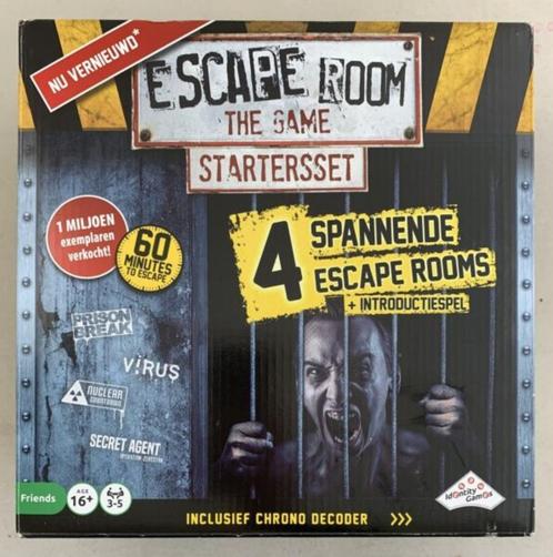 Escape Room The Game Startersset met Chrono Decoder compleet, Hobby en Vrije tijd, Gezelschapsspellen | Bordspellen, Gebruikt