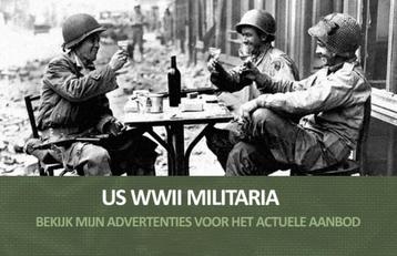 US WWII Verscheidene Items 1941-1945 beschikbaar voor biedingen