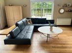 Rolf Benz design hoekzetel in leder – 296 x 260 cm, Huis en Inrichting, Zetels | Complete zithoeken, Ophalen, Gebruikt, Leer