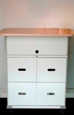 Vitra Caravan design kast met wielen, Ophalen, Metaal, 5 laden of meer, 100 tot 150 cm