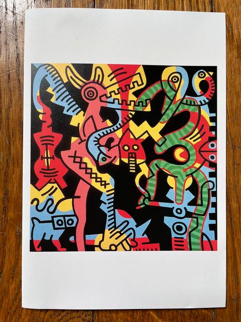 Carte postale Keith Haring 1993, Antiquités & Art, Art | Peinture | Moderne