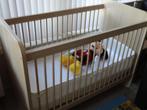 BABYBED MASSIEF HOUT, Kinderen en Baby's, Ophalen, Zo goed als nieuw, 160 tot 180 cm, Minder dan 70 cm