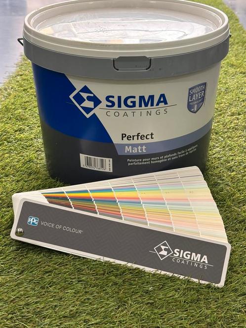 Sigma Perfect Matt 10L – Muurverf voor Binnengebruik, Doe-het-zelf en Bouw, Verf, Beits en Lak, Nieuw, 5 tot 10 liter, Overige kleuren