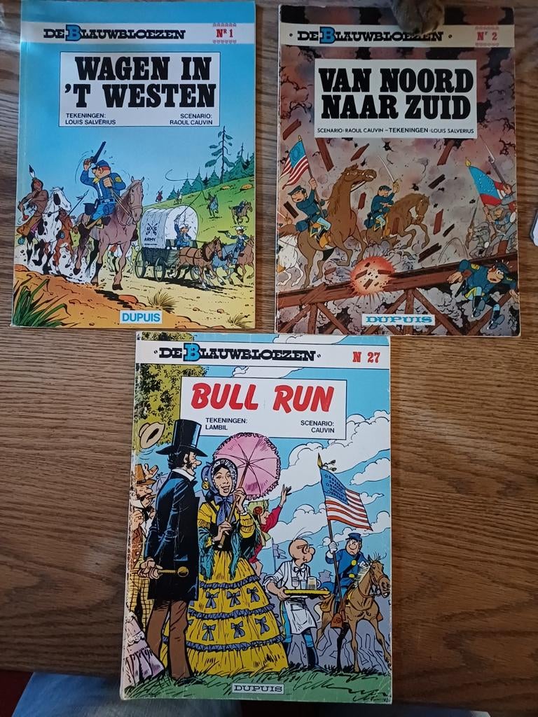 De blauwbloezen, Boeken, Stripverhalen, Gelezen, Meerdere stripboeken, Ophalen of Verzenden