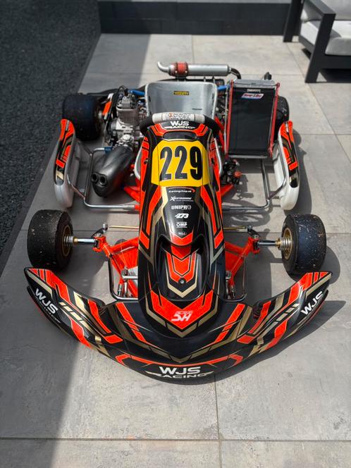 Exprit OTK kart met Iame X30 senior, Sport en Fitness, Karting, Zo goed als nieuw, Kart, Ophalen