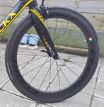 Carbon wielen CUORE 60 mm, voor bandjes, topstaat., Vélos & Vélomoteurs, Comme neuf, Enlèvement, Cuore