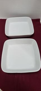 Plats ignifuges en très bon état 22cmx22cm Couleur : blanc, Enlèvement ou Envoi
