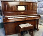 Oude pianola piano, met 18 muziekrollen, Antiek en Kunst, Ophalen