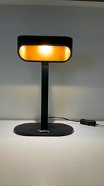 Bureaulamp zwart met goudkleurig detail, Comme neuf, Modern, Enlèvement, Moins de 50 cm