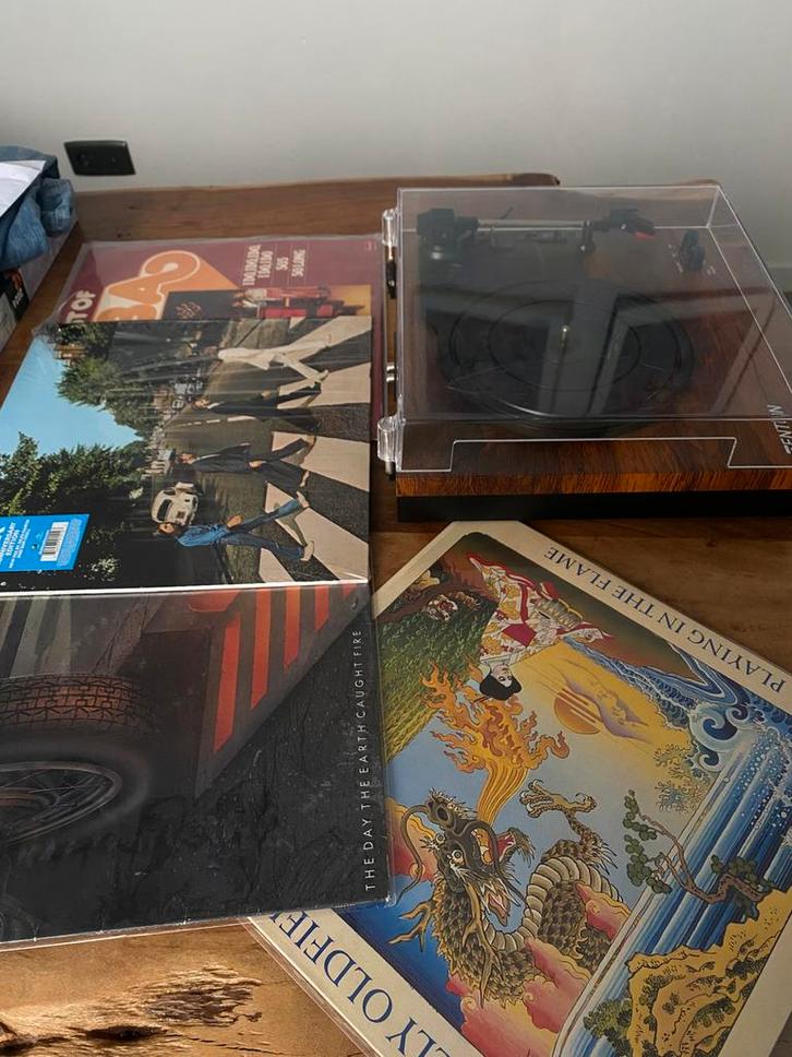 Fenton platenspeler zonder draad, Audio, Tv en Foto, Platenspelers, Gebruikt, Platenspeler, Ophalen