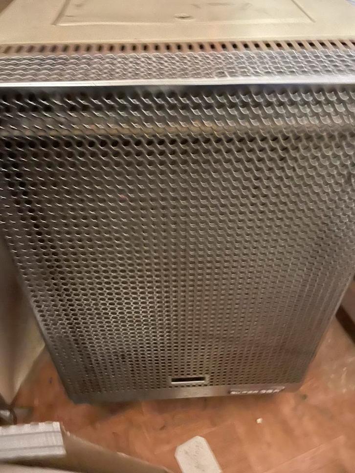 poêle/chauffage à gaz portable avec façade métallique, Huis en Inrichting, Kachels, Zo goed als nieuw, Gaskachel, Gas, Ophalen