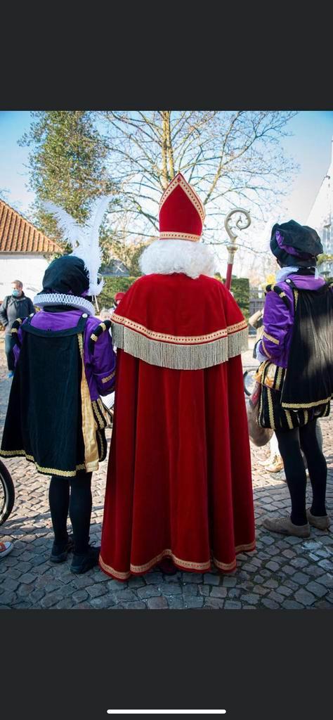 Prachtig LUXE Sinterklaas kostuum, Diversen, Sinterklaas, Zo goed als nieuw, Ophalen
