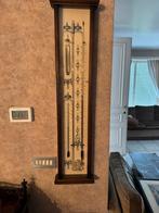 Grote kontrabarometer met therometer en stormglas, Ophalen, Zo goed als nieuw