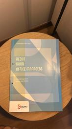 Recht voor office managers 24-25, Boeken, Ophalen of Verzenden, Nieuw, Management