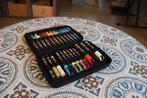 set Posca verfmarkers in luxe opbergkoffer, Hobby en Vrije tijd, Tekenen, Ophalen, Zo goed als nieuw, Potlood of Stift