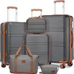 Reiskoffer set | ABS | 6 stuks | GRATIS LEVERING