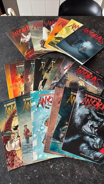 Complete stripreeksen 20x sc Kronieken van Amoras - Amoras  beschikbaar voor biedingen