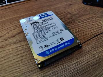 WD Elements 750 GB interne schijf +  2,5" SATA Behuizing beschikbaar voor biedingen