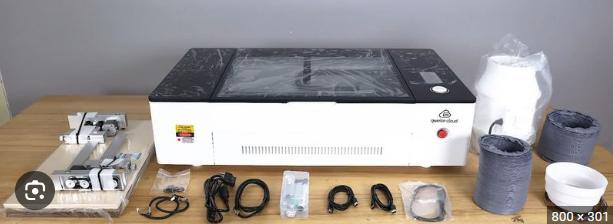 Gweike 50W Pro Lasersnijder / Lasergraveerder, Bricolage & Construction, Outillage | Autres Machines, Utilisé, Enlèvement