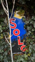 Solo emaille bord, Ophalen, Gebruikt, Reclamebord