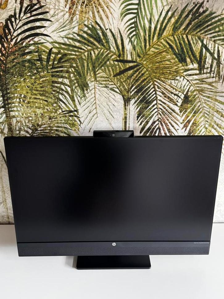 HP M27m Conferencing Monitor Full HD 27 inch, Computers en Software, Monitoren, Gebruikt, DisplayPort, Ingebouwde speakers, Ingebouwde camera