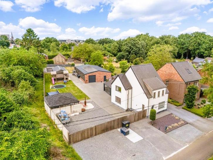 Woning met vergunde werkplaats + bouwgrond, Immo, Huizen en Appartementen te koop, Provincie Limburg, 1500 m² of meer, Woning met bedrijfsruimte