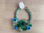 Halsketting met bloemen. Nieuw., Handtassen en Accessoires, Kettingen, Ophalen, Nieuw