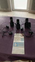 3 téléphones avec répondeur PhilipsCD175, Utilisé, 3 combinés