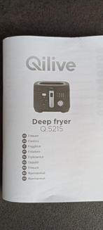 Friteuse Qilive Deep fryer à huile, Electroménager, 2 à 3 litres, Enlèvement, Comme neuf