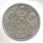 12727 * BOUDEWIJN 500 francs 1980 Flamand, Timbres & Monnaies, Monnaies | Belgique, Envoi, Plaqué argent